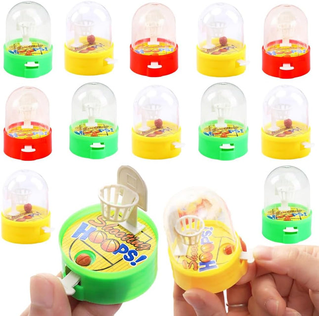 12 Pack Mini Finger Basketball Shooting Game – Party Favors, Desktop Table Game for Kids