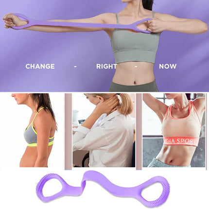 Figure 8 Resistance Band for Arm, Chest & Back Training – Yoga & Pilates Tool