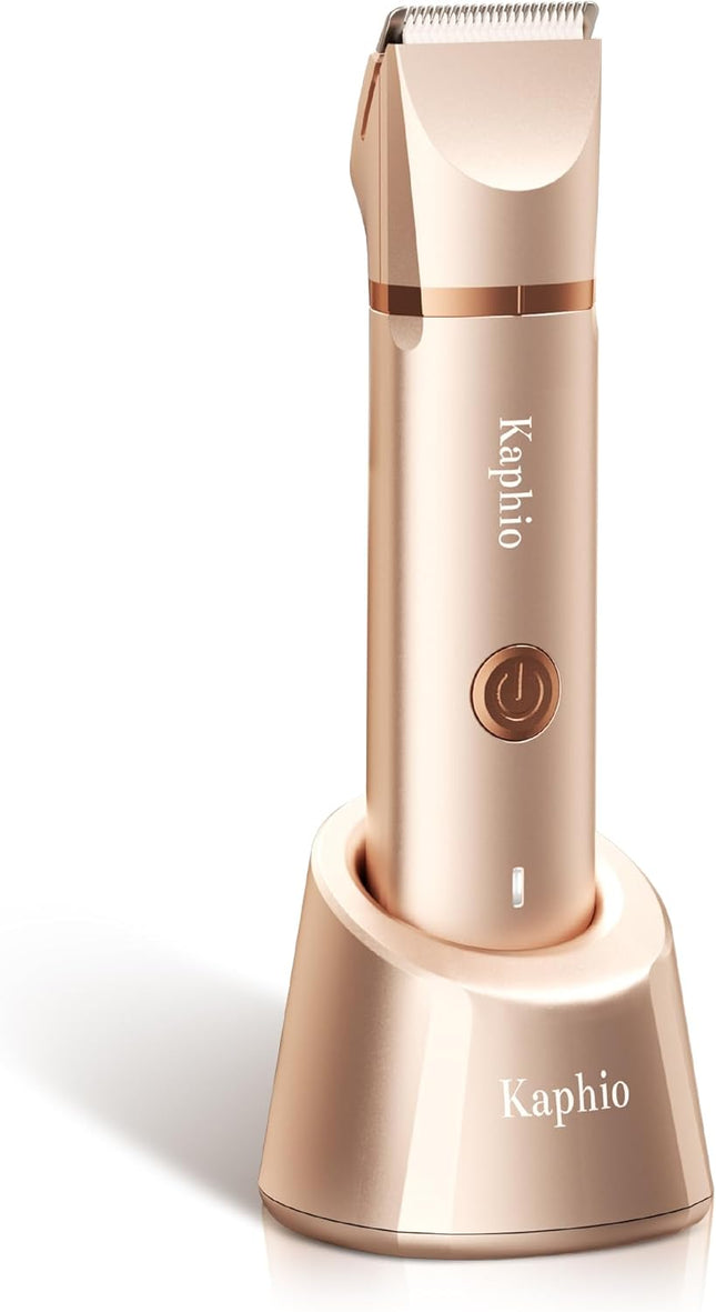 Waterproof Bikini Trimmer for Women Painless Body Hair Remover Razor