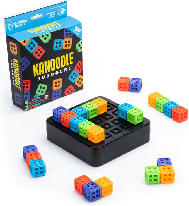 Kanoodle SudoQube 3D Brain Puzzle Game for Kids Teens Adults Ages 8+