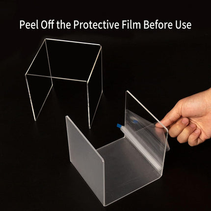 Clear Acrylic Display Risers – 2 Sets 3-Tier Stands for Figures & Jewelry
