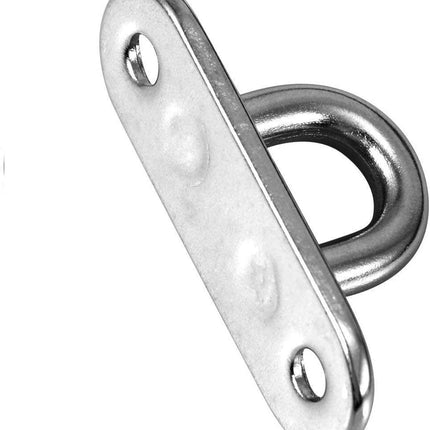 4PCS Ceiling Hooks & Pad Eyes – 304 Stainless Steel Hardware for Mounting
