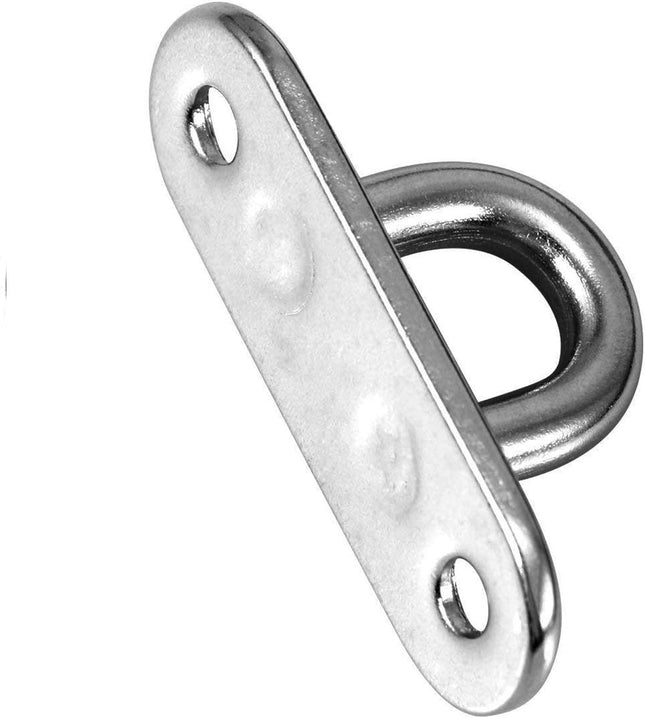 4PCS Ceiling Hooks & Pad Eyes – 304 Stainless Steel Hardware for Mounting
