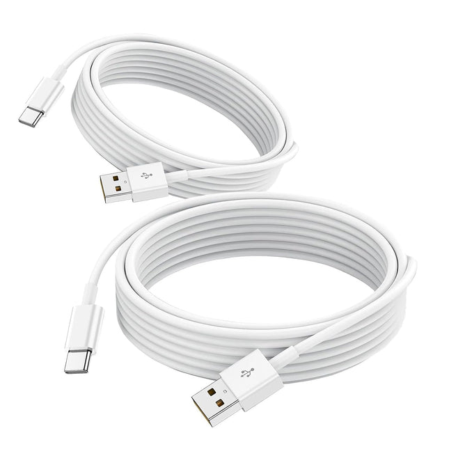 2 Pack USB Type C Cable for CarPlay iPhone Samsung Galaxy and iPad