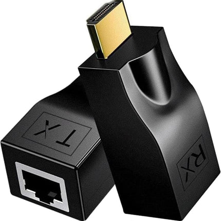 4K HDMI to RJ45 Extender – HDMI Over Ethernet Cat6/7/8, 1080P, 98FT