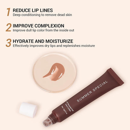 Lip Butter Balm Kit – Hydrating, Tinted, Non-Sticky Lip Care with Shea & Avocado