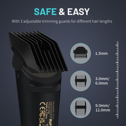 Mens Body Hair Trimmer Waterproof Pubic Ball Shaver Ceramic Blade Razor