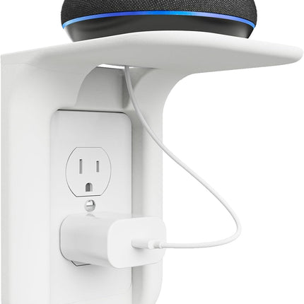 Outlet Shelf Wall Holder – Bathroom & Home Organizer, Holds Up to 10lbs