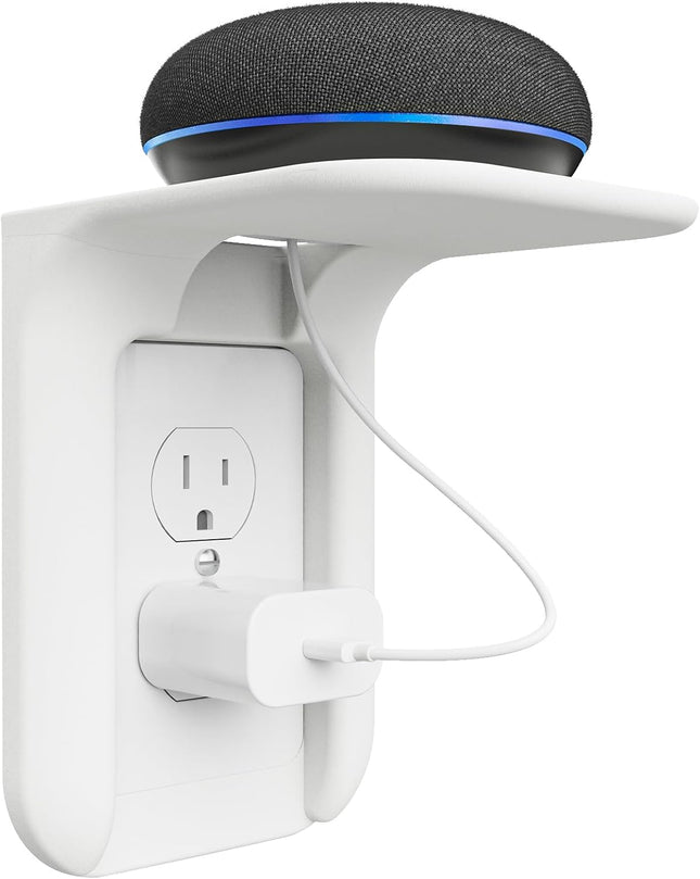 Outlet Shelf Wall Holder – Bathroom & Home Organizer, Holds Up to 10lbs