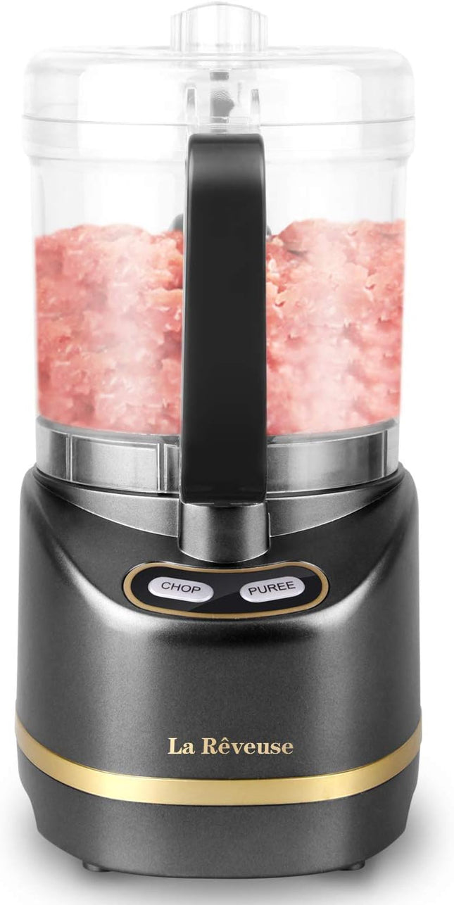 Compact 2-Cup Food Processor 200W for Mincing, Grinding and Pureeing