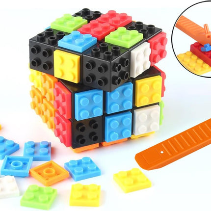 3x3 Speed Cube Magic Puzzle Toy Smooth Twist Brain Teaser for Kids Adults