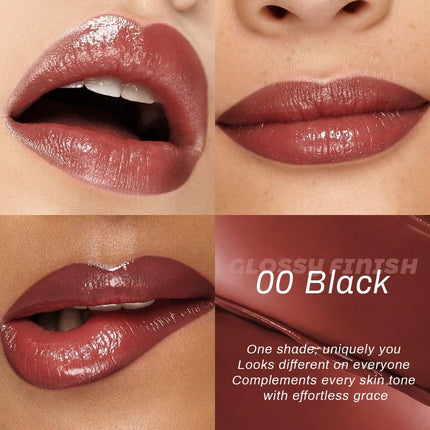 2Pcs Honey Tinted Lip Balm 00+08 Raisin, Hydrating Glossy Lipstick for Women