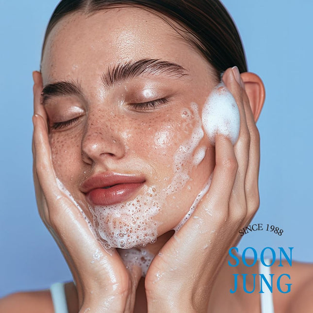 SoonJung pH 6.5 Whip Cleanser 5.07 Fl Oz Mild Foaming Face Wash Sensitive Skin