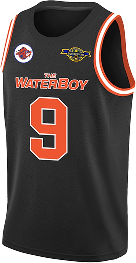 Bobby Boucher #9 The Waterboy Basketball Jersey, 90s Movie Stitched Unisex Shirt