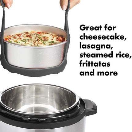Pressure Cooker Sling for 3Qt Instant Pot, Silicone Bakeware Lifter Steamer Rack