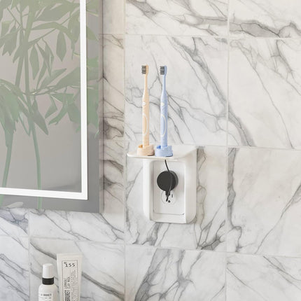 Outlet Shelf Wall Holder – Bathroom & Home Organizer, Holds Up to 10lbs
