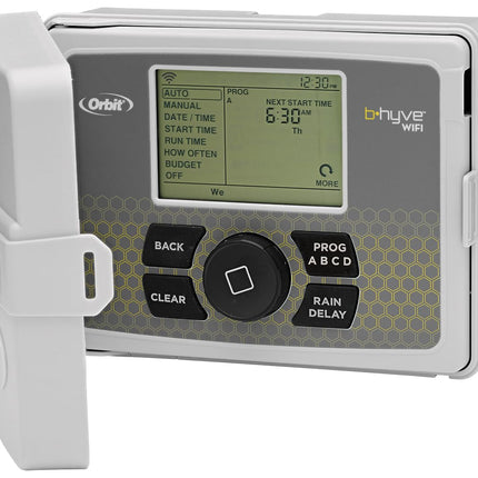 B-hyve 6-Zone Smart Sprinkler Controller 57946, Indoor & Outdoor Use