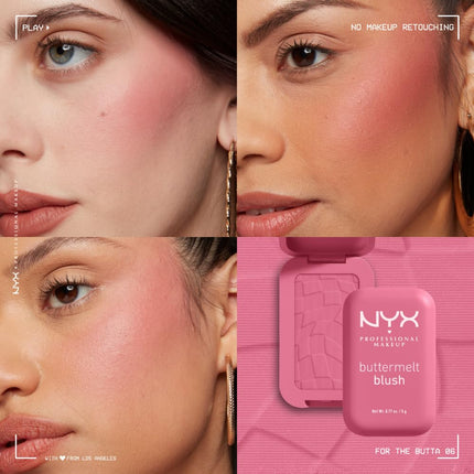 Buttermelt Powder Blush For The Butta 12HR Fade Resistant Vegan Makeup