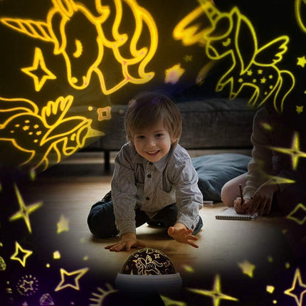 Unicorn Star Projector Toy – 2-in-1 Night Light & Kids Gift for Girls 3–10