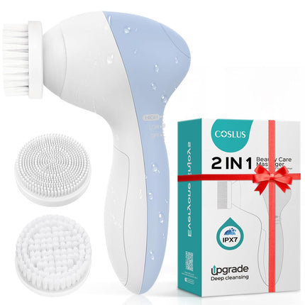 Electric Silicone Face Scrubber Facial Cleansing Brush Deep Clean Waterproof