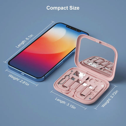 USB-C Adapter Kit for iPhone 16/17, Pixel & Samsung – Cables, OTG, Mirror Case