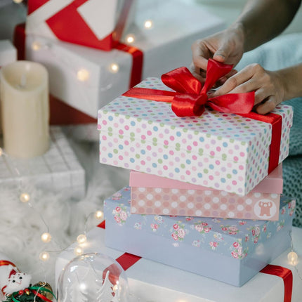 Christmas Satin Ribbon Red and Green 1 Inch 50 Yards Gift Wrapping and Decor