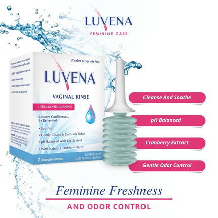 Daily Feminine Rinse – Ultra Gentle pH-Balanced Wash, 2 Pack 3oz Bottles