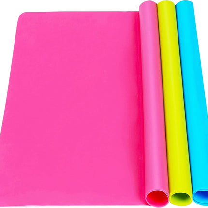 3PCS Silicone Craft Mats – Large Sheets for Jewelry Casting & DIY Crafts
