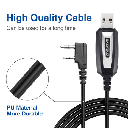 USB Programming Cable CH340 – Compatible with UV-5R, BF-F8HP, UV-32 & More