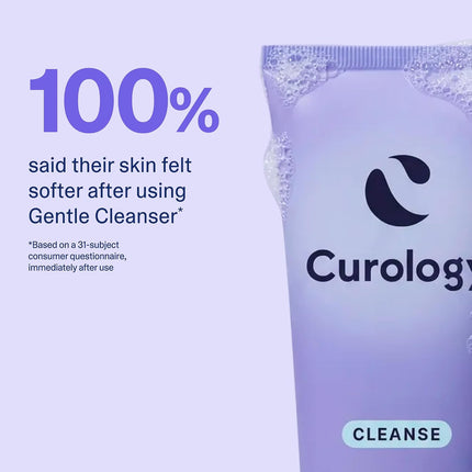 Gentle Face Wash for Sensitive Skin, Oat & Glycerin Hydrating Foaming Cleanser