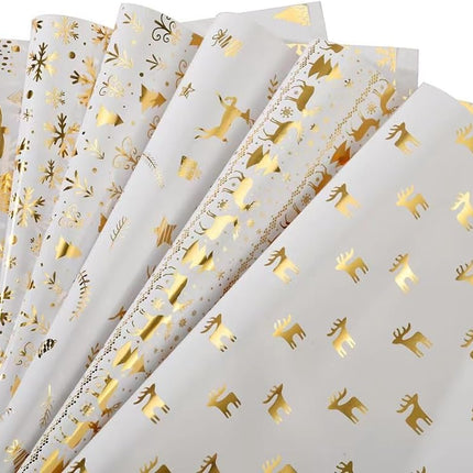 Christmas Gift Wrap – Reindeer, Snowmen, and Trees Designs for Boys, Girls, Men & Women