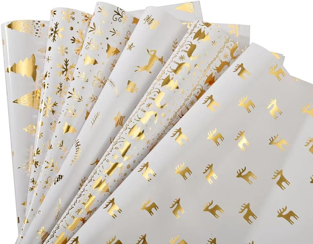 Christmas Gift Wrap – Reindeer, Snowmen, and Trees Designs for Boys, Girls, Men & Women