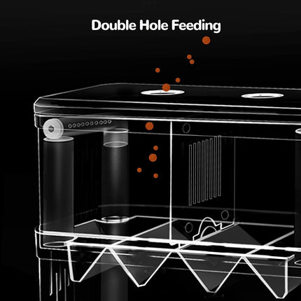Large Acrylic Aquarium Fish Breeder Box Floating Hatchery Tank for Betta Guppy Shrimp