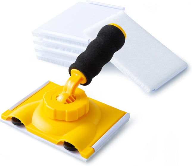 Paint Edger with 360° Rotation – Trimmer with 5 Replaceable Pads for Walls & Ceilings