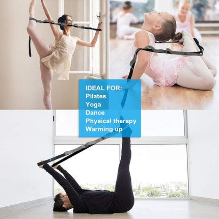 Exercise Stretch Straps – Premium Loops for Yoga, Pilates, Dance & Therapy