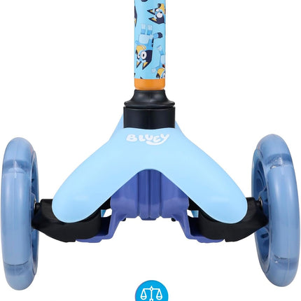 Kids 3 Wheel Kick Scooter Self Balancing LED Light Up Wheels Scooter
