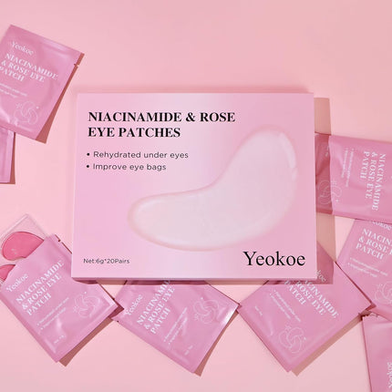 20 Pairs Eye Mask Patches for Dark Circles Puffy Eyes Skin Care Treatment