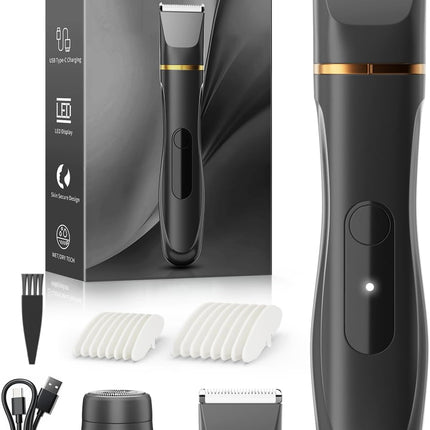 2-in-1 Electric Razor & Grooming Kit for Men, Waterproof Body & Beard Trimmer, Type-C, SE Edition