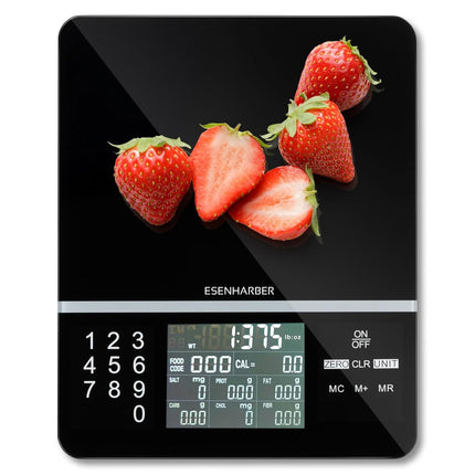Smart Food Scale with Nutritional Calculator, Lbs Grams Ounces Display