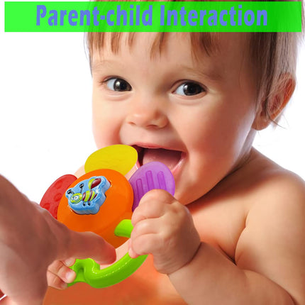 Baby Toys 0-6 Months 11pcs Infant Rattle Teether Set Newborn Musical Toys Gift Box