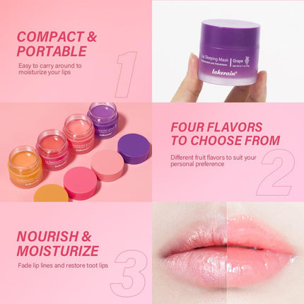 Sleeping Lip Mask – Hydrating Lip Balm with Vitamin C & Antioxidants