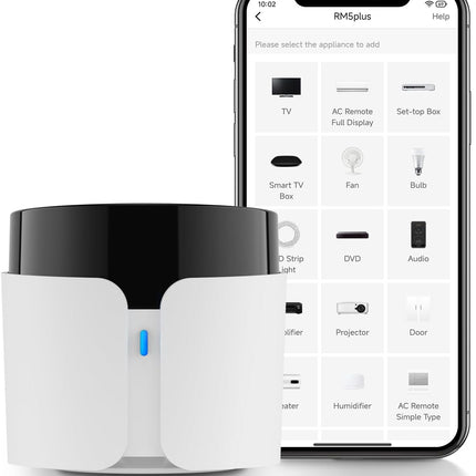 Smart Home IR Hub RM5plus – TV, AC & Audio Control with Alexa/Google