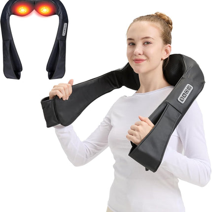 Shiatsu Neck and Shoulder Massager with Heat Back Massage for Home