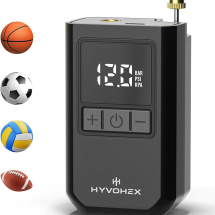 Electric Ball Pump with LED Display Auto Inflator for Soccer Basketball Balls