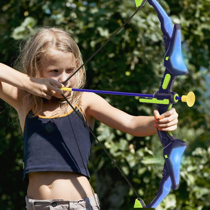 2-Pack Kids Bow & Arrow Set with 14 Suction Cup Arrows & Targets, Ages 4–12