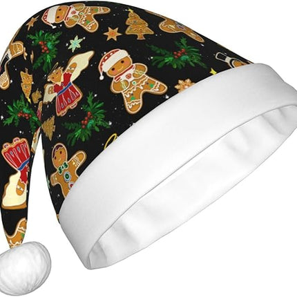 Adult Unisex Santa Hat – Custom Christmas Hat for Holiday Events & New Year Parties