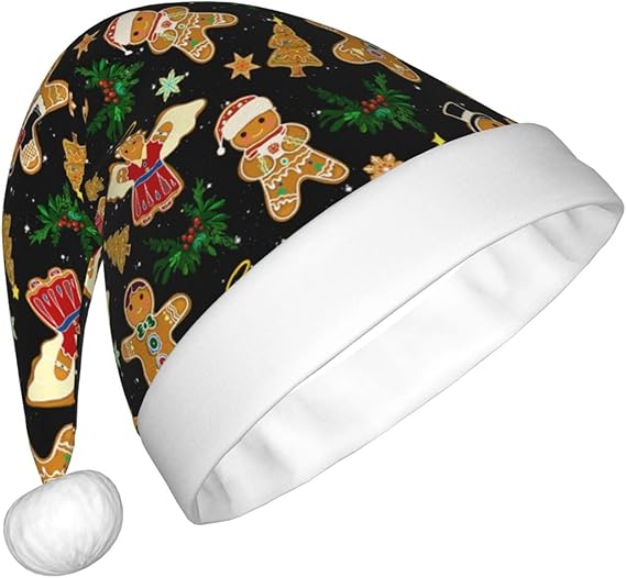 Adult Unisex Santa Hat – Custom Christmas Hat for Holiday Events & New Year Parties