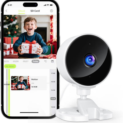 WS01 WiFi Indoor Camera Motion Detection Two Way Audio Night Vision Home