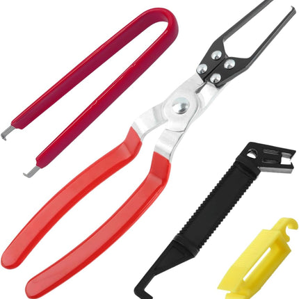 4-Pack Relay & Fuse Puller Pliers – Automotive Fuse & Battery Terminal Remover Tool