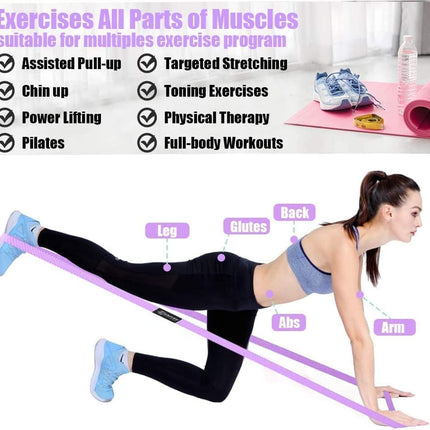 Long Fabric Resistance Bands – Stretch Bands for Workout & Physical Therapy